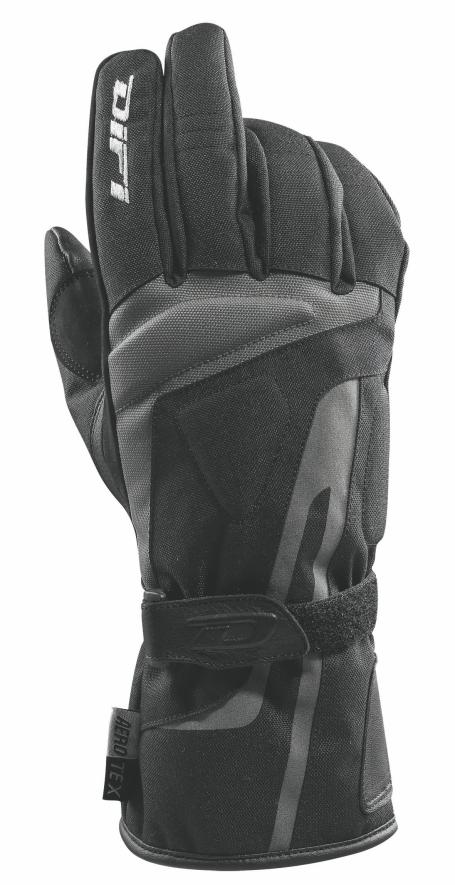 GANTS MOTOS  Brick AX noir gris, Difi 