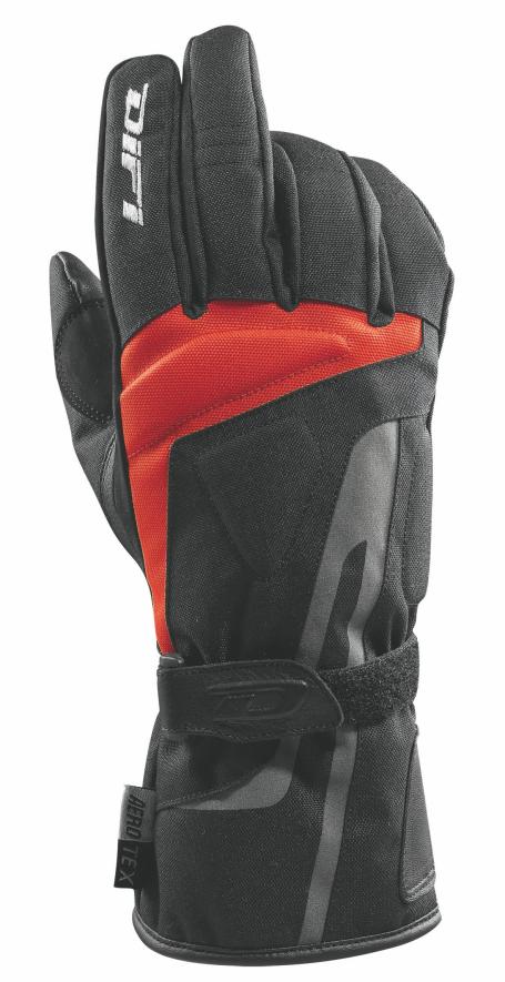 GANTS MOTOS Brick AX noir rouge, Difi 