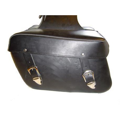 Sac de selle MOTOS Cowhide Memphis Noir