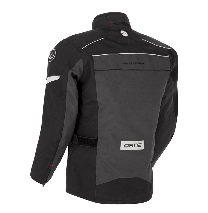 Blouson Moto Nysted Gore-tex gris/noir - DANE - Image 1