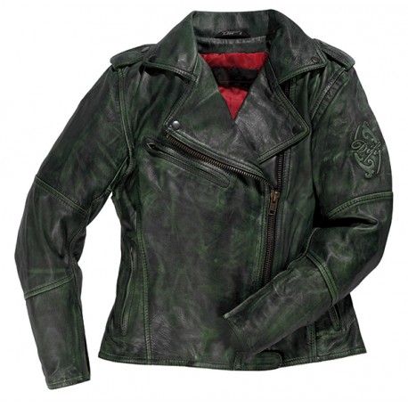 Veste femme moto MARLEEN Vert, DIFI