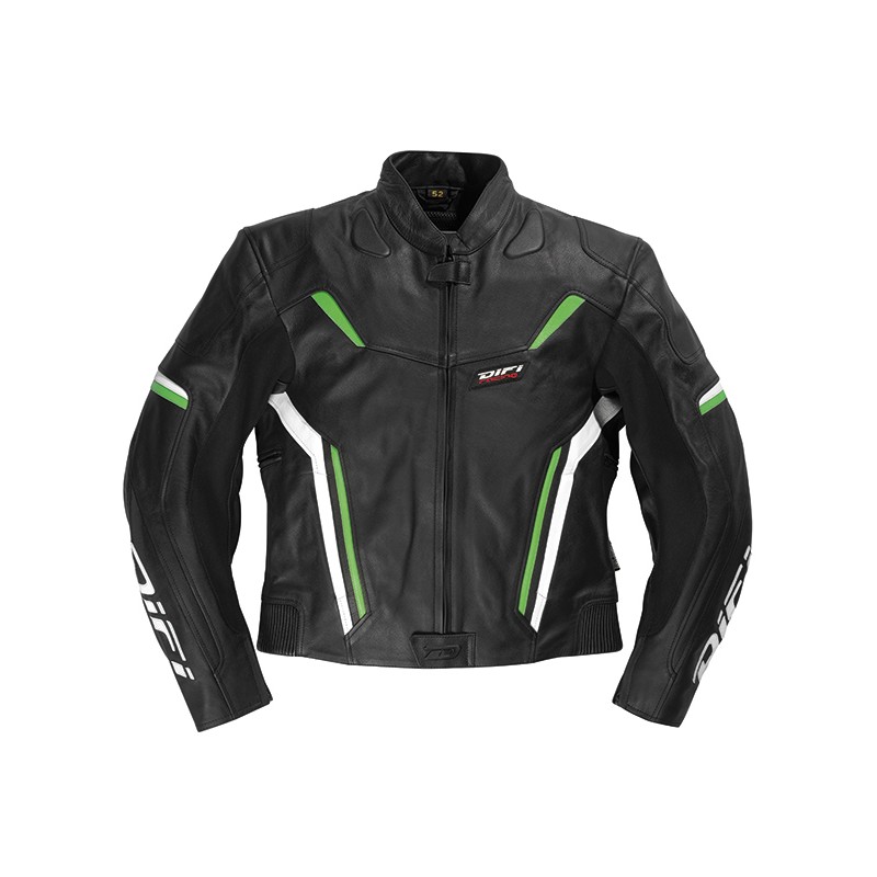 Veste femme MONACO - Noir&Vert -DIFI motobigstore