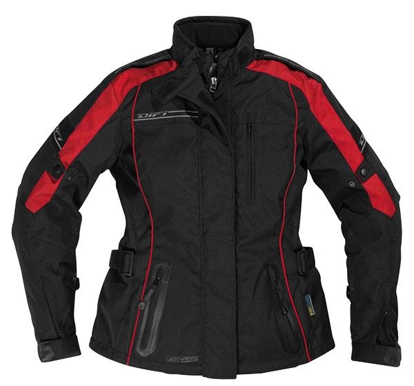 Veste femme Xenia 2 Aerotex Noir&Rouge - DIFI