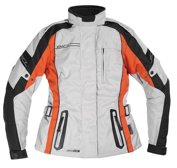 Veste moto femme XENIA 2 Aerotex Gris Orange - DIFI motobigstore