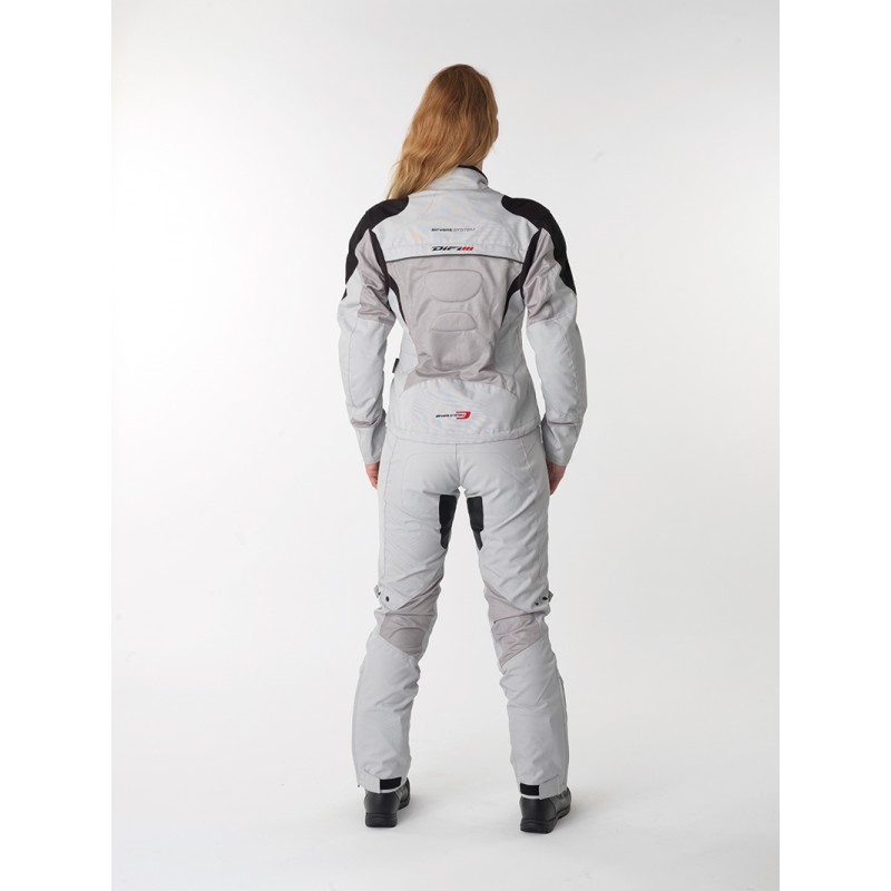 Veste femme d'été FLORIDA gris/blanc - DIFI - Image 2