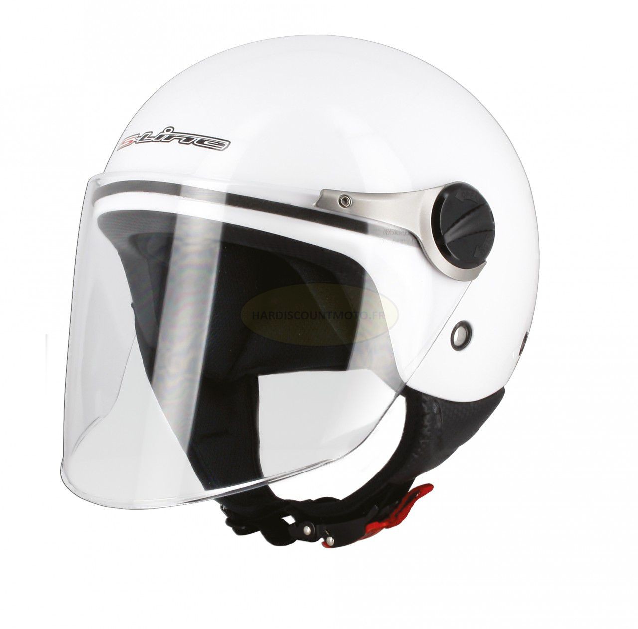 Casque Enfant Demi Jet Jr Luxe S780 Blanc motobigstore