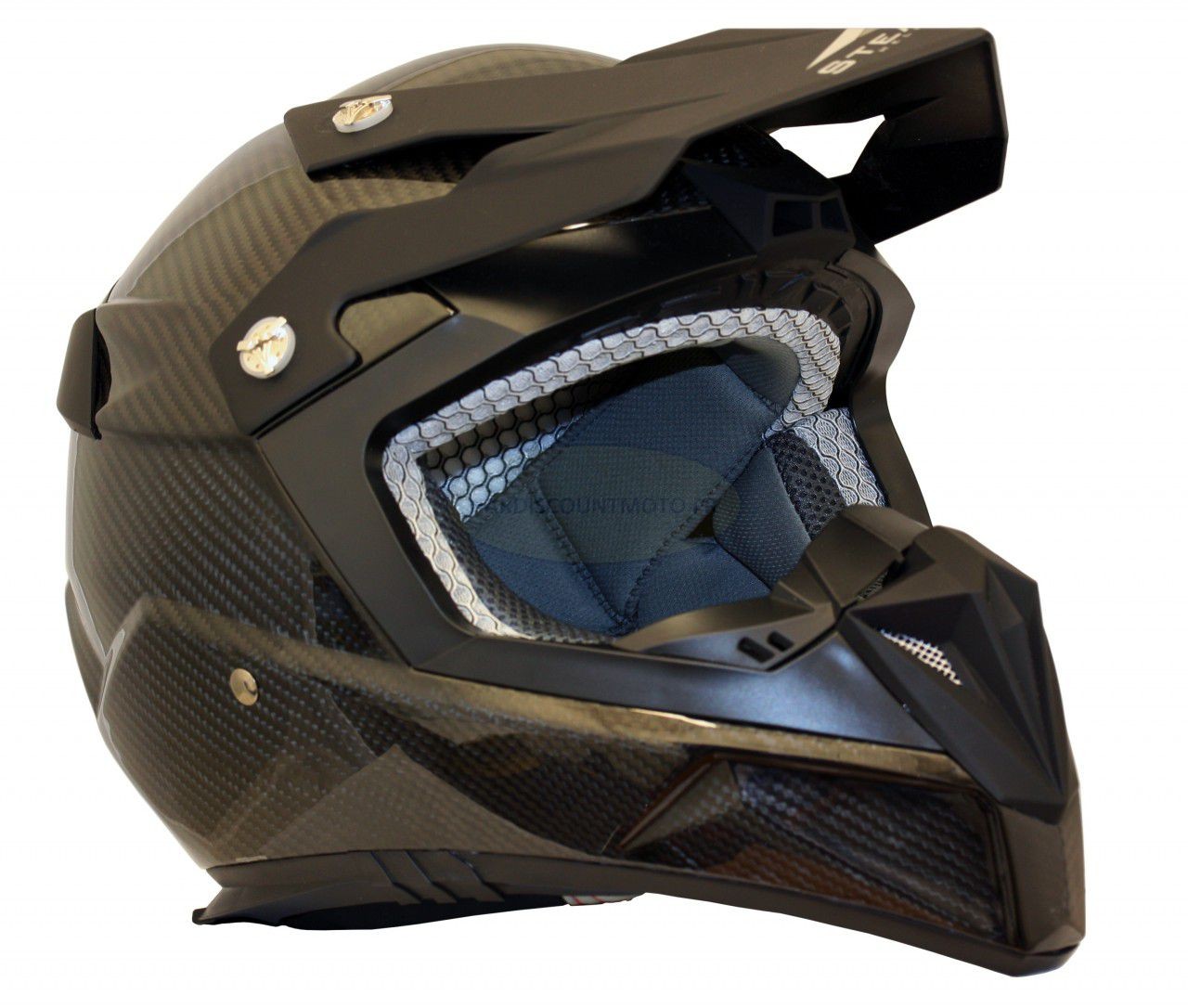 Casque Moto Cross S810 Carbone